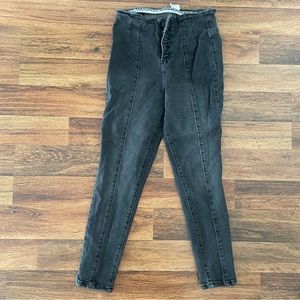 Size 9 High Waisted Black Skinny Jeans